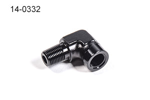 14-0332 1/8NPT Male to Female 90Deg