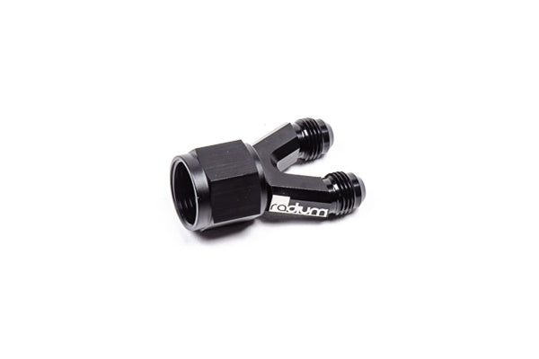 Y-Adapter, 6AN Male, 6AN Male, 10AN Female