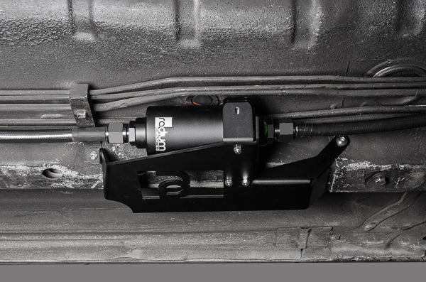 Plumbing kit filter installed