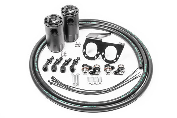 20-0555-FL Dual Catch Can Kit CCV Nissan R35 GT-R Fluid Lock