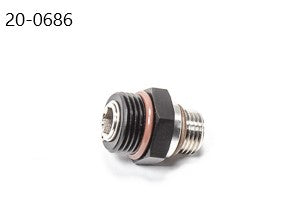 20-0686 8AN ORB to 6AN ORB Swivel Union
