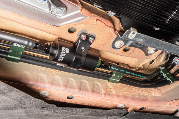 Fuel filter installed