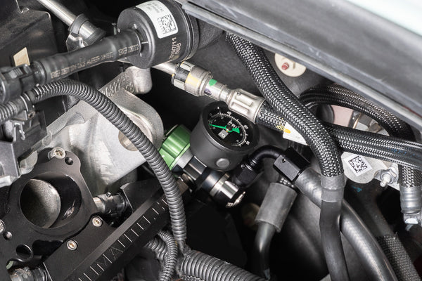 Plumbing kit installed