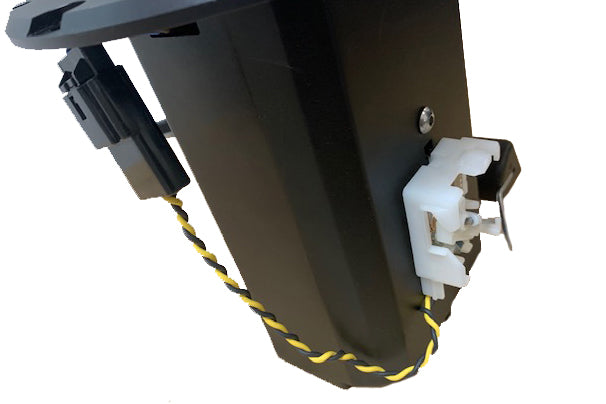 Sender installed on hanger