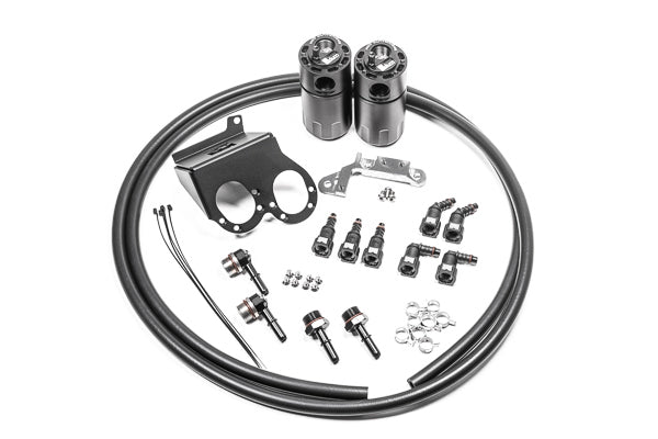 20-0986-FL Dual Catch Can Kit CCV 14-19 Corvette LT1 Fluid Lock