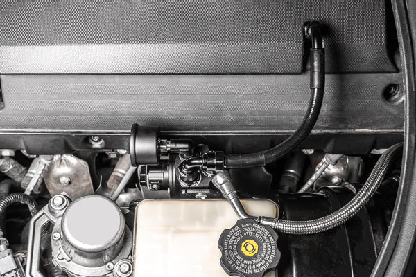 Plumbing kit installed