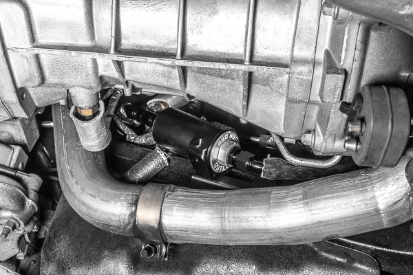 Plumbing kit installed