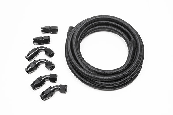 20-1206 6AN UNIVERSAL PTFE HOSE KIT, BLACK, CARBON