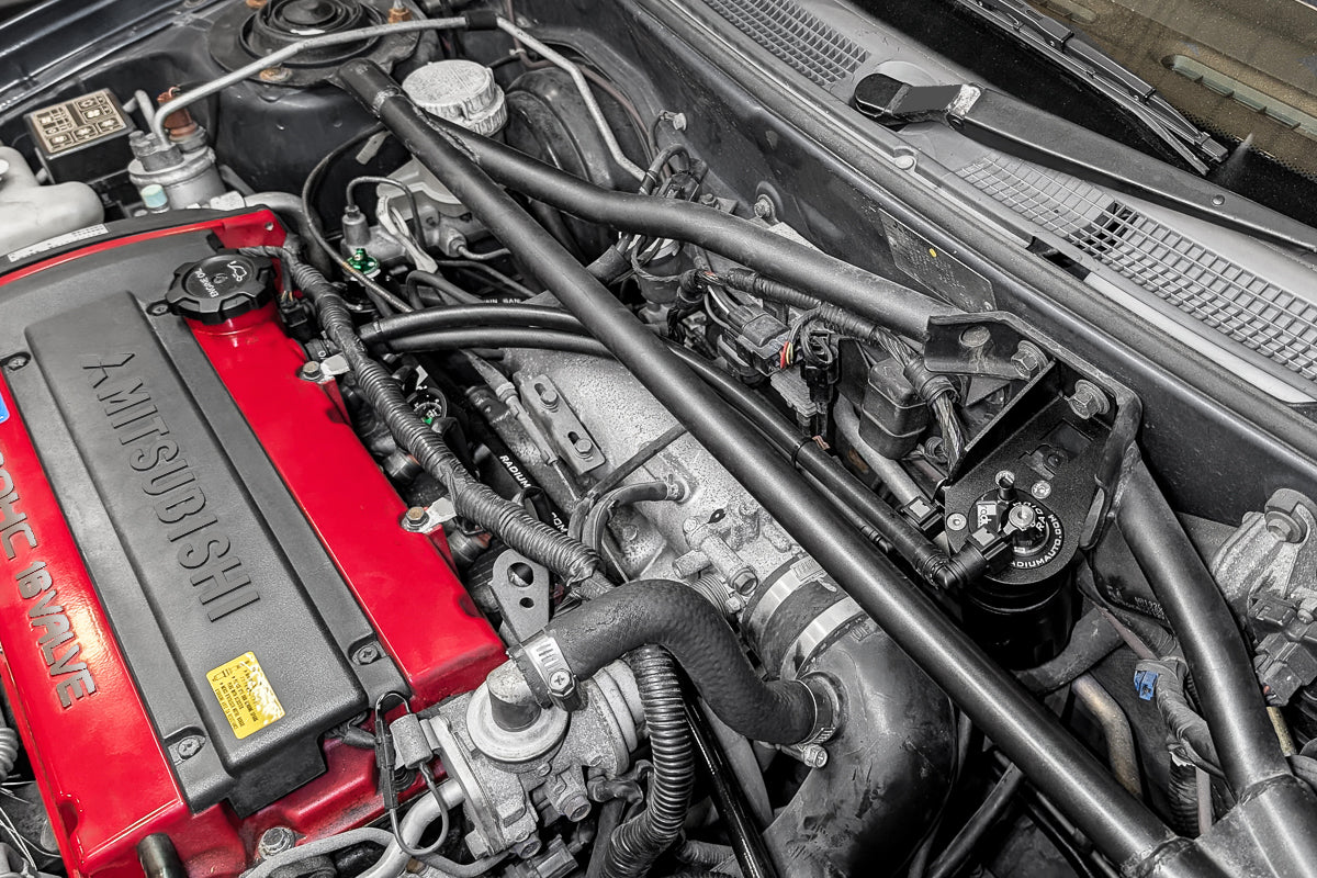 20-1333-FL Catch Can Kit, PCV, EVO 4-6, Fluid Lock