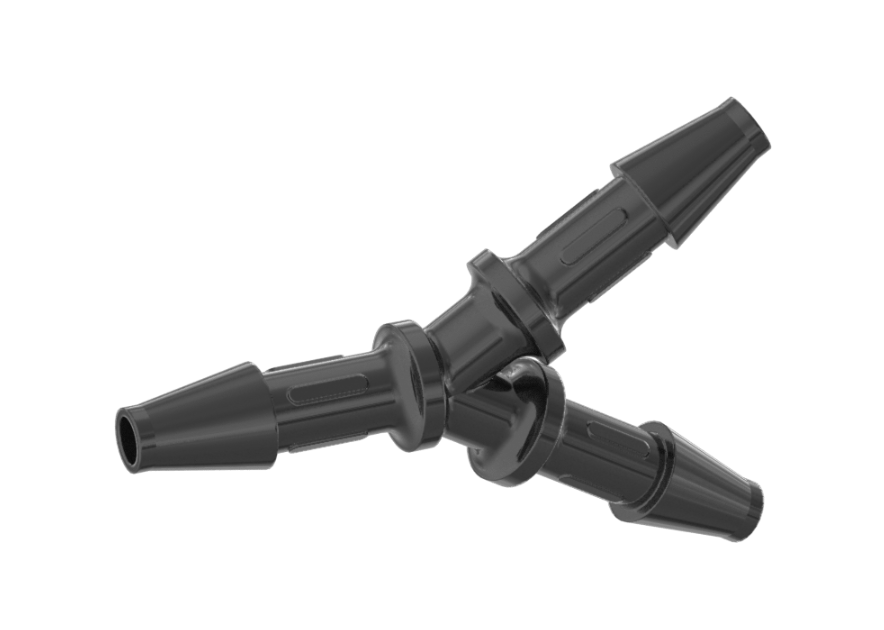 Wye, 1/4in x 3, Black