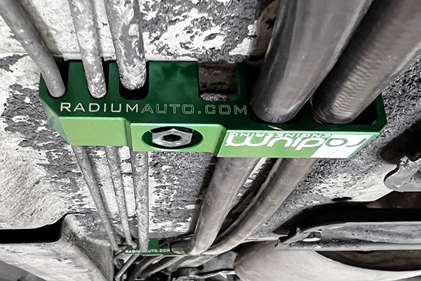 Line retainers installed