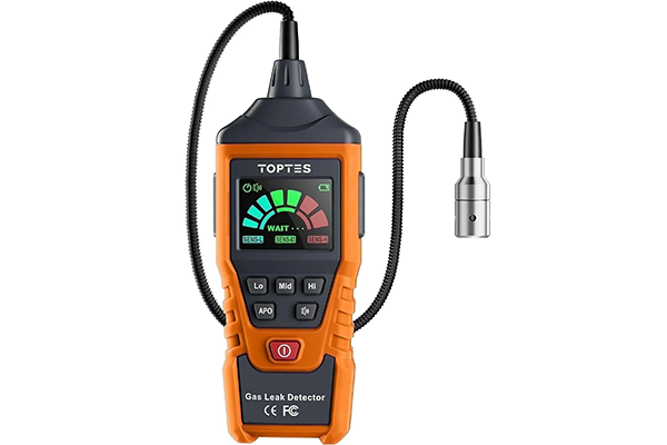 Gas leak tester used